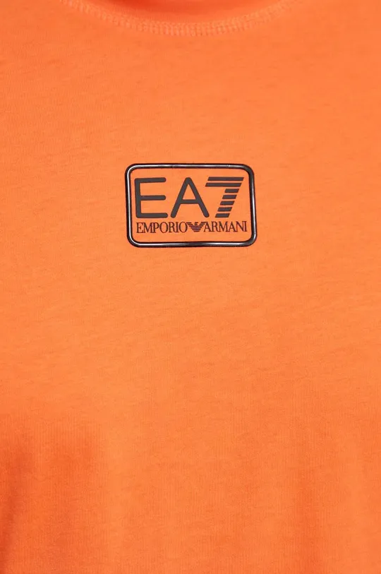 Βαμβακερό μπλουζάκι EA7 Emporio Armani Ανδρικά