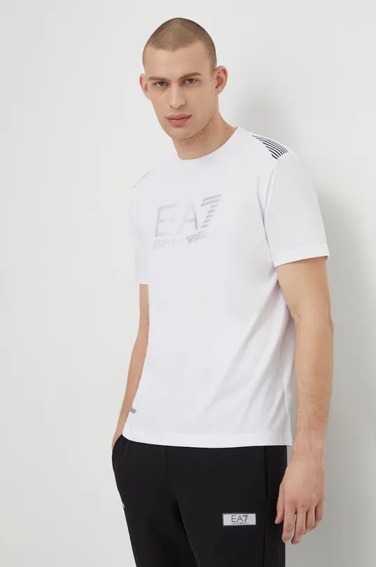 fehér EA7 Emporio Armani t-shirt Férfi