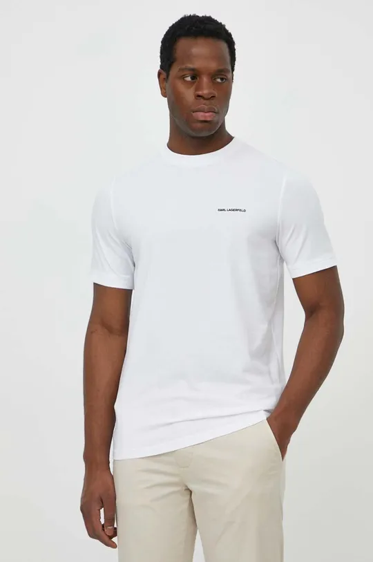 λευκό Μπλουζάκι Karl Lagerfeld