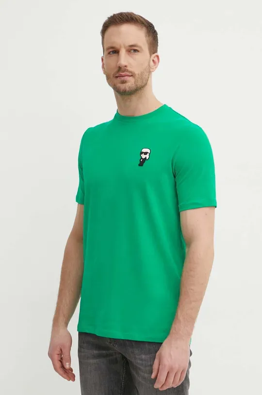zelena Kratka majica Karl Lagerfeld Moški