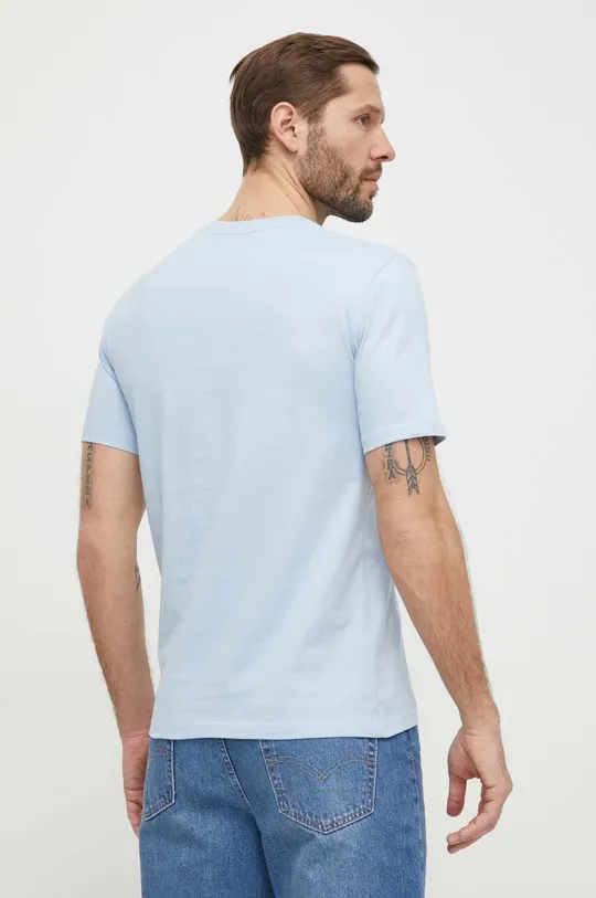 Бавовняна футболка Marc O'Polo блакитний