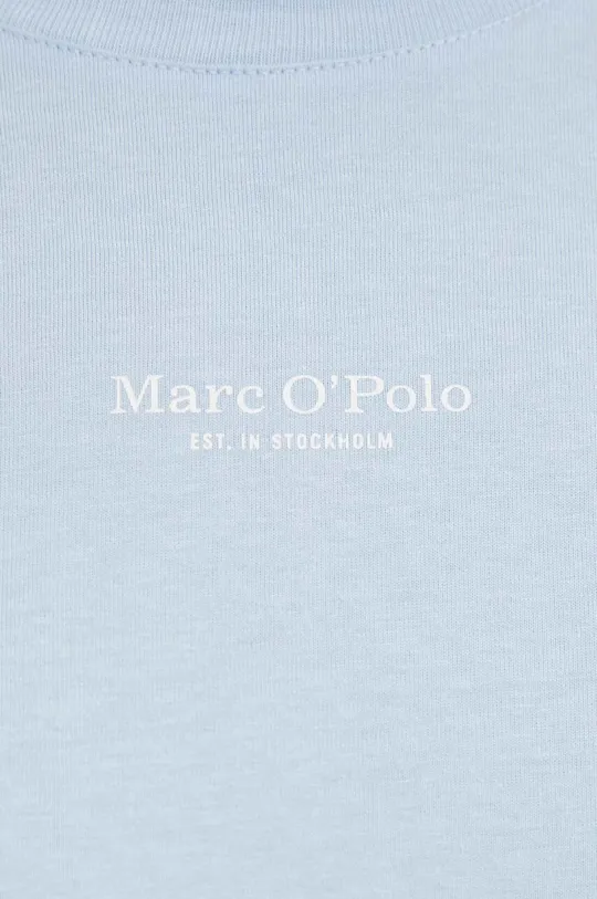 modrá Bavlnené tričko Marc O'Polo
