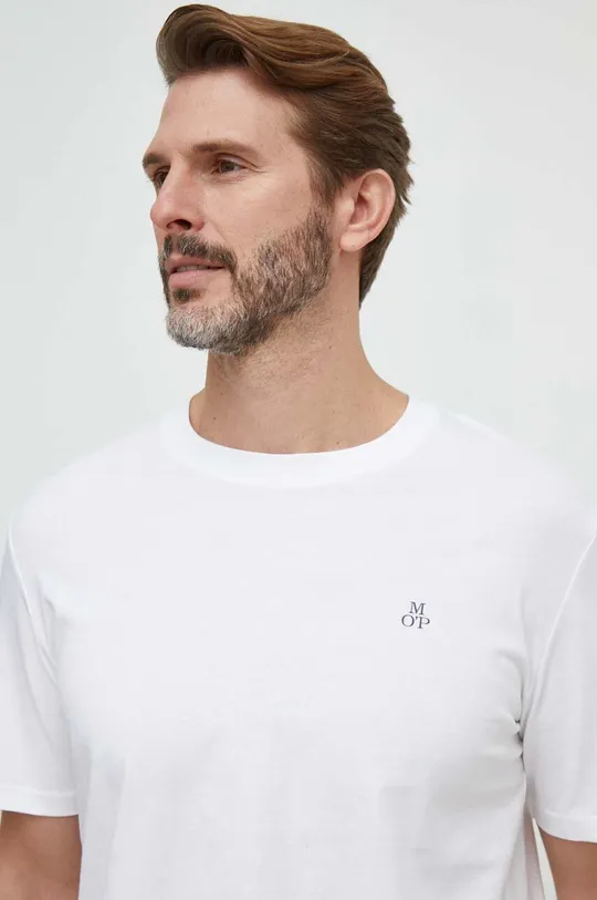 biały Marc O'Polo t-shirt bawełniany 2-pack Męski
