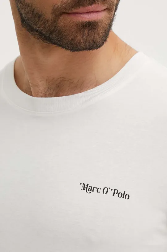 bela Bombažna kratka majica Marc O'Polo