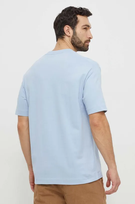 Marc O'Polo t-shirt bawełniany niebieski