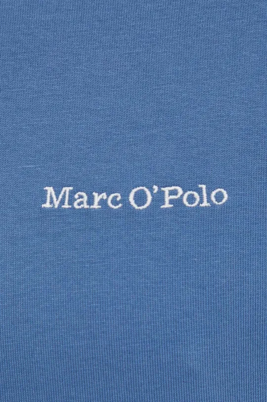 голубой Хлопковая футболка Marc O'Polo