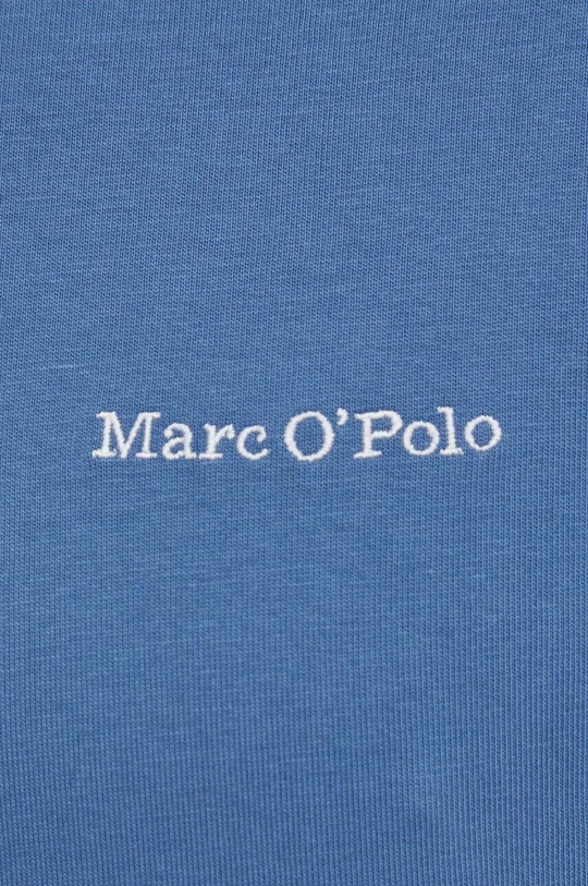 голубой Хлопковая футболка Marc O'Polo