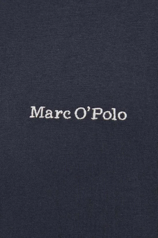 tmavomodrá Bavlnené tričko Marc O'Polo