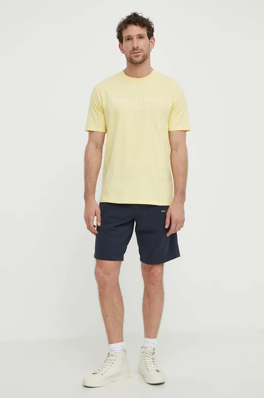 Marc O'Polo t-shirt in cotone giallo