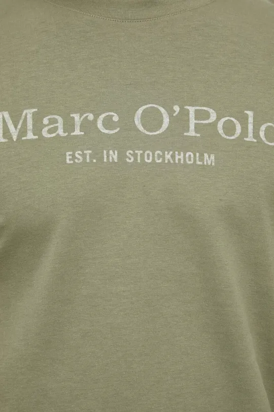 зелений Бавовняна футболка Marc O'Polo