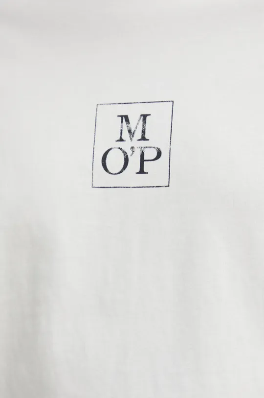 белый Хлопковая футболка Marc O'Polo