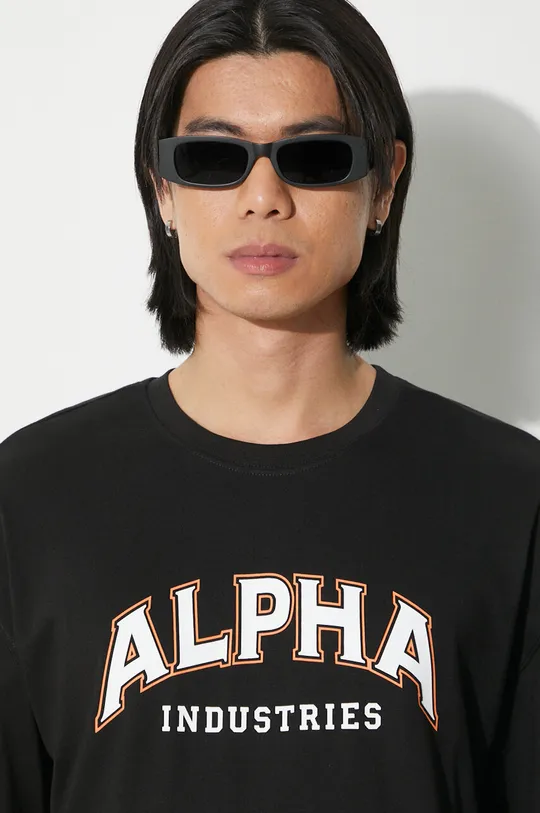 Alpha Industries t-shirt in cotone College Uomo