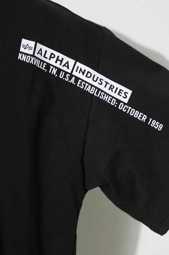 Βαμβακερό μπλουζάκι Alpha Industries Flock Logo
