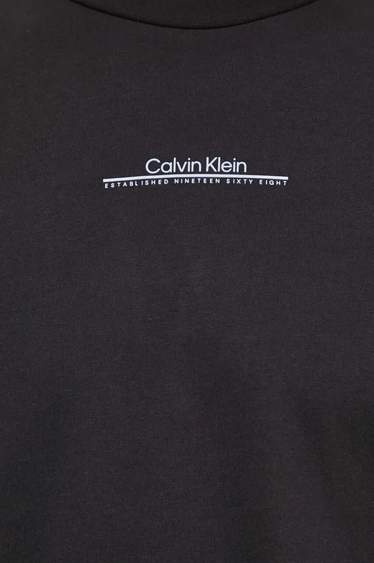 črna Bombažna kratka majica Calvin Klein