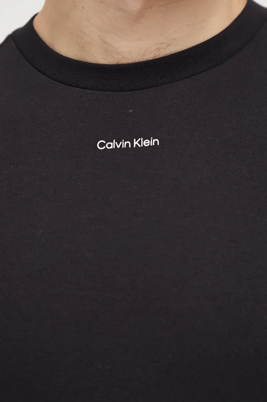 чёрный Хлопковая футболка Calvin Klein