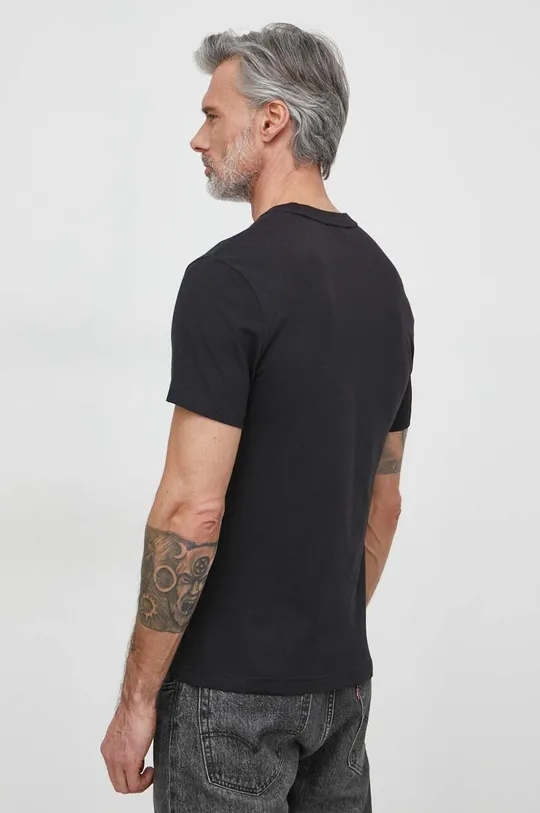 Бавовняна футболка Calvin Klein чорний