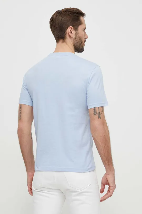 Βαμβακερό μπλουζάκι Calvin Klein μπλε