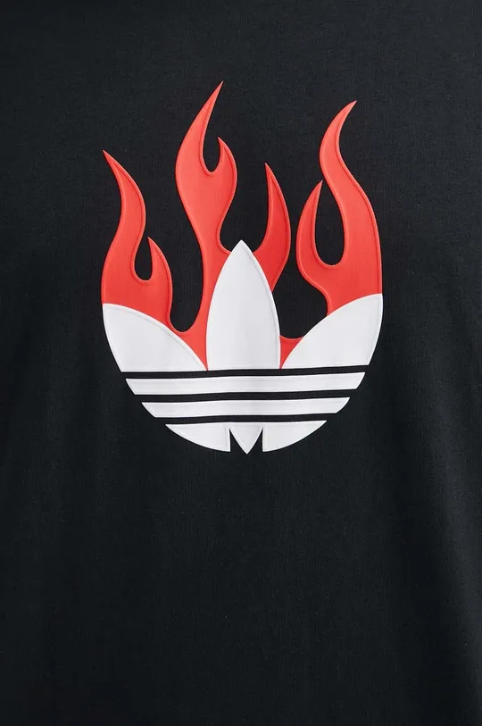Βαμβακερό μπλουζάκι adidas Originals Flames Ανδρικά