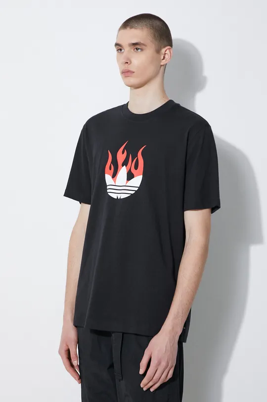 Bavlnené tričko adidas Originals Flames Pánsky