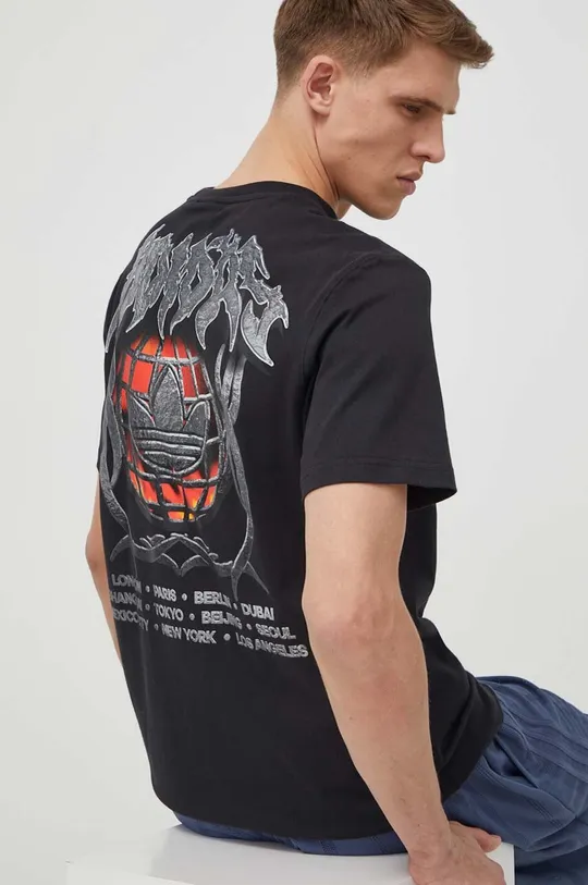 nero adidas Originals t-shirt in cotone Uomo