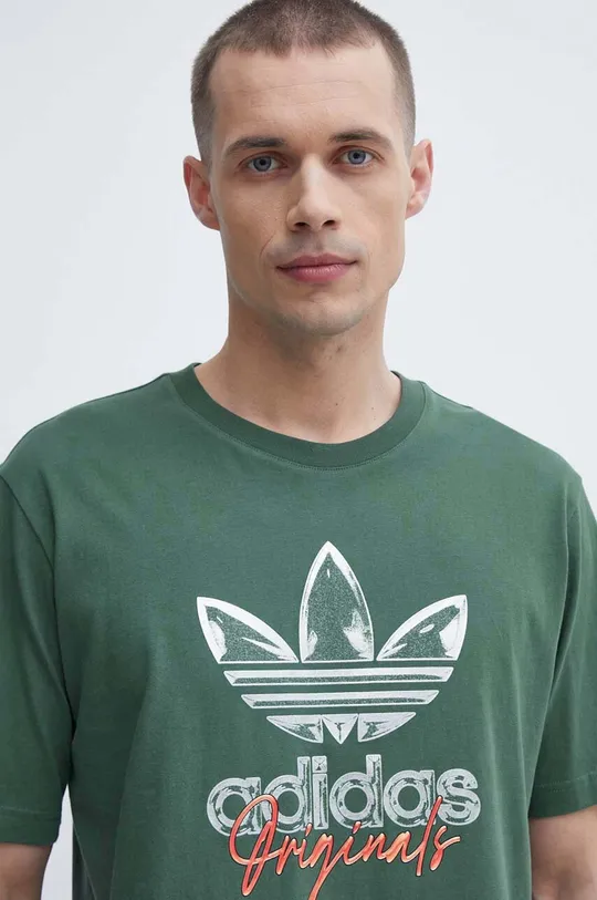 zelena Pamučna majica adidas Originals Muški