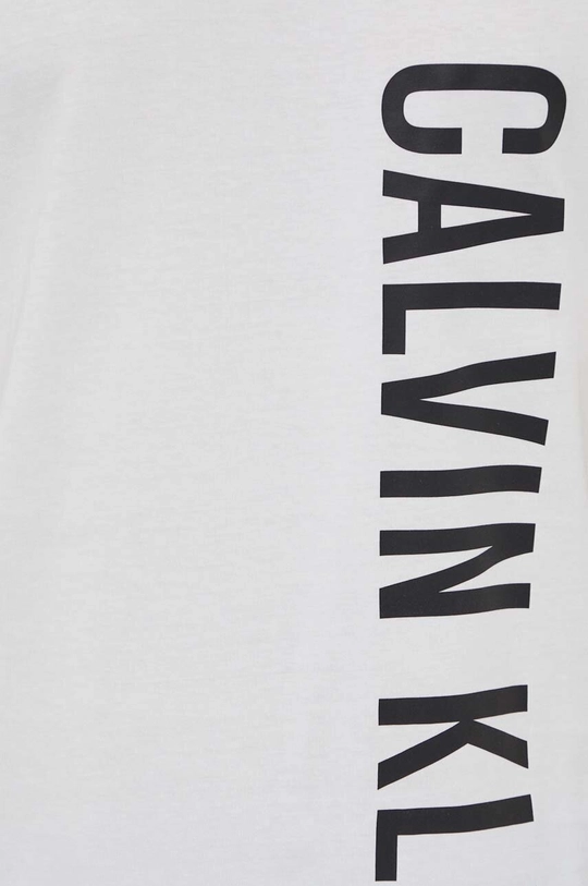 bianco Calvin Klein t-shirt da spiaggia in cotone