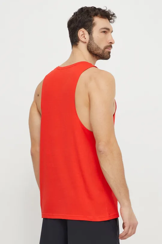 Calvin Klein t-shirt plażowy bawełniany czerwony