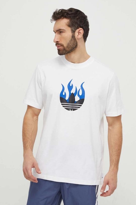 adidas Originals t-shirt bawełniany biały