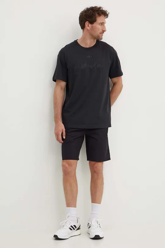 adidas Originals t-shirt in cotone nero