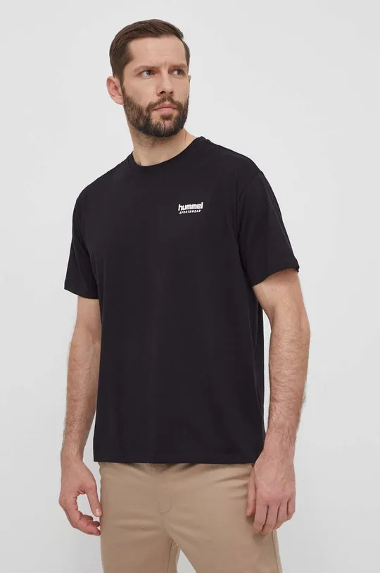 Хлопковая футболка Hummel 100% Хлопок