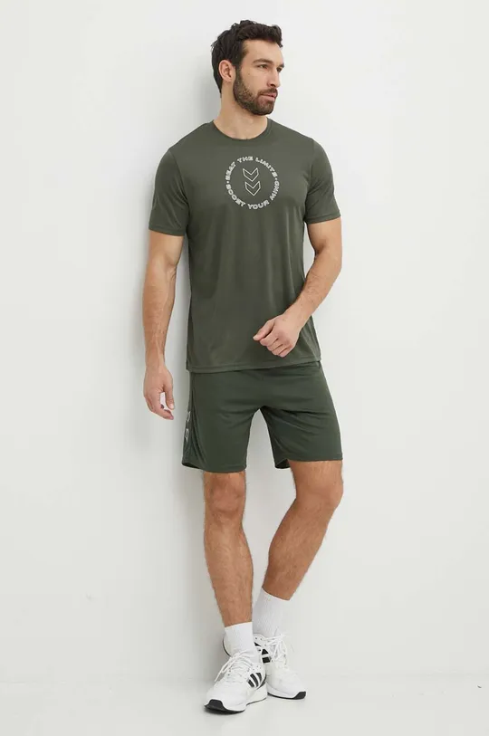 Hummel t-shirt treningowy Boost zielony