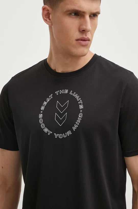 czarny Hummel t-shirt treningowy Boost
