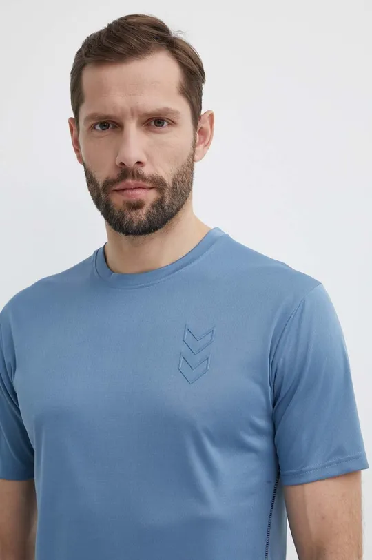 niebieski Hummel t-shirt treningowy Active Męski