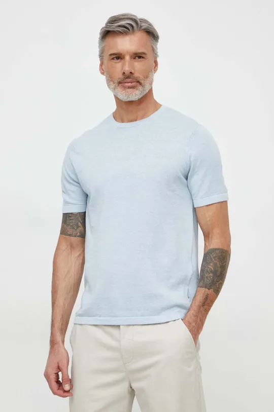 μπλε Λευκό μπλουζάκι Michael Kors Ανδρικά