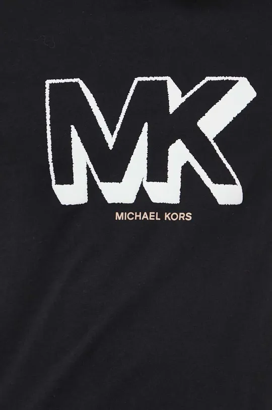 чёрный Хлопковая футболка Michael Kors