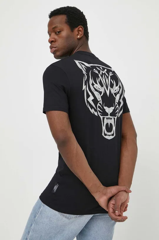 nero PLEIN SPORT t-shirt in cotone Uomo