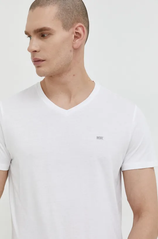biały Diesel t-shirt bawełniany 3-pack
