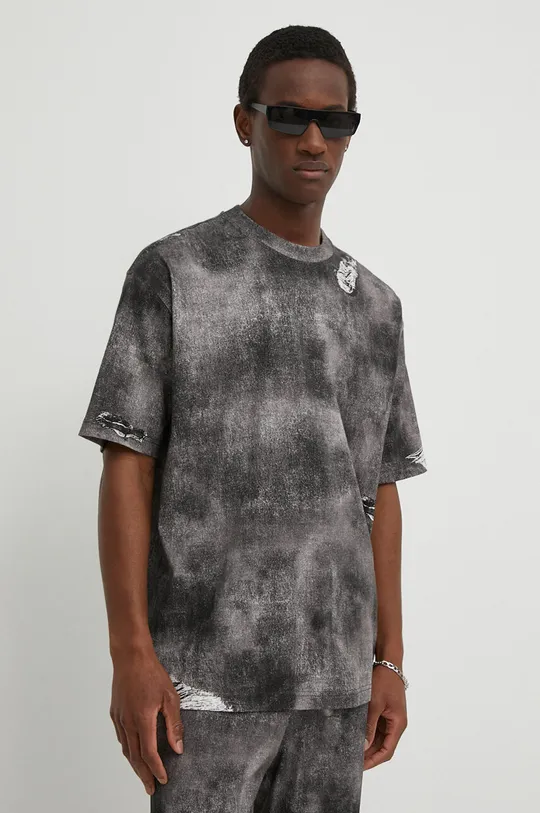 grigio Diesel t-shirt in cotone T-WASH-N2 Uomo