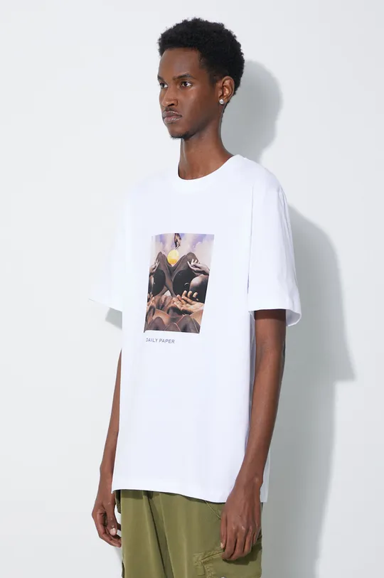 bianco Daily Paper t-shirt in cotone Landscape SS