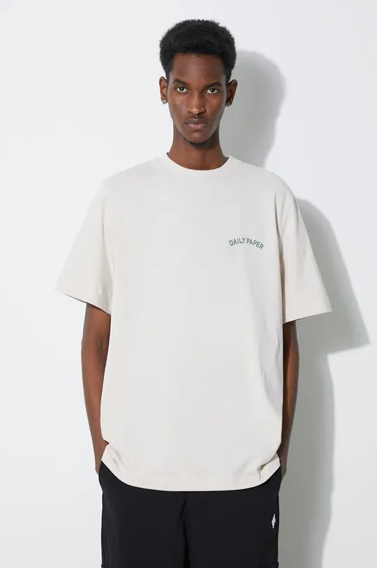 beige Daily Paper t-shirt in cotone Migration SS