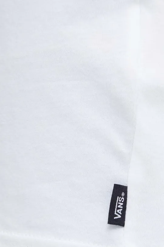 λευκό Βαμβακερό μπλουζάκι Vans 3-pack