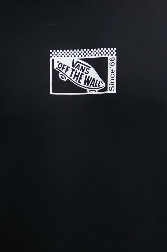 črna Bombažna kratka majica Vans