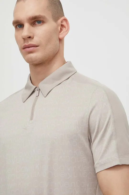 bež Polo majica za vježbanje Calvin Klein Performance Muški