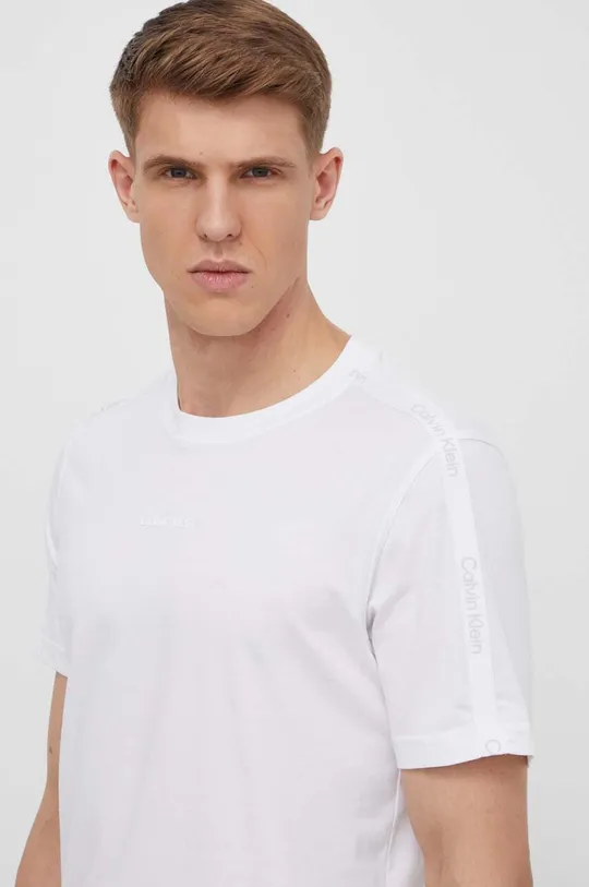 λευκό Μπλουζάκι Calvin Klein Performance