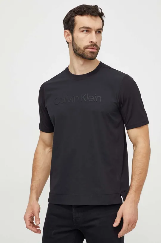 Kratka majica za vadbo Calvin Klein Performance črna