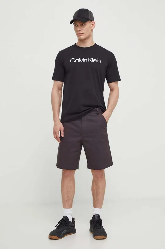 Kratka majica Calvin Klein Performance črna