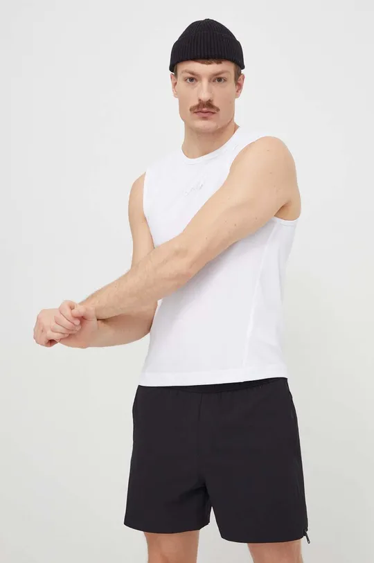 λευκό Μπλουζάκι προπόνησης Calvin Klein Performance