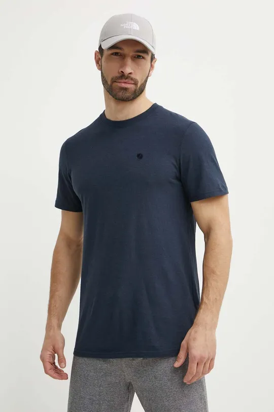 blu navy Fjallraven t-shirt Hemp Blend
