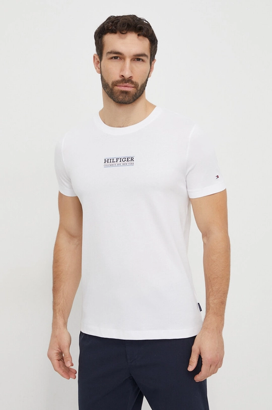 Tommy Hilfiger t-shirt bawełniany 100 % Bawełna