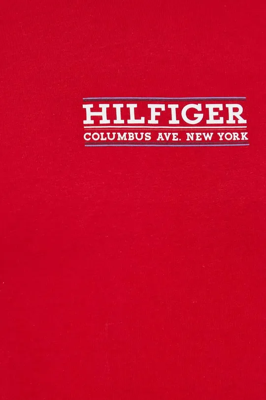 crvena Pamučna majica Tommy Hilfiger